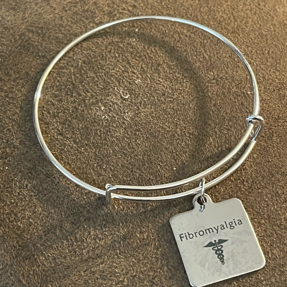 Fibromyalgia charm bracelet